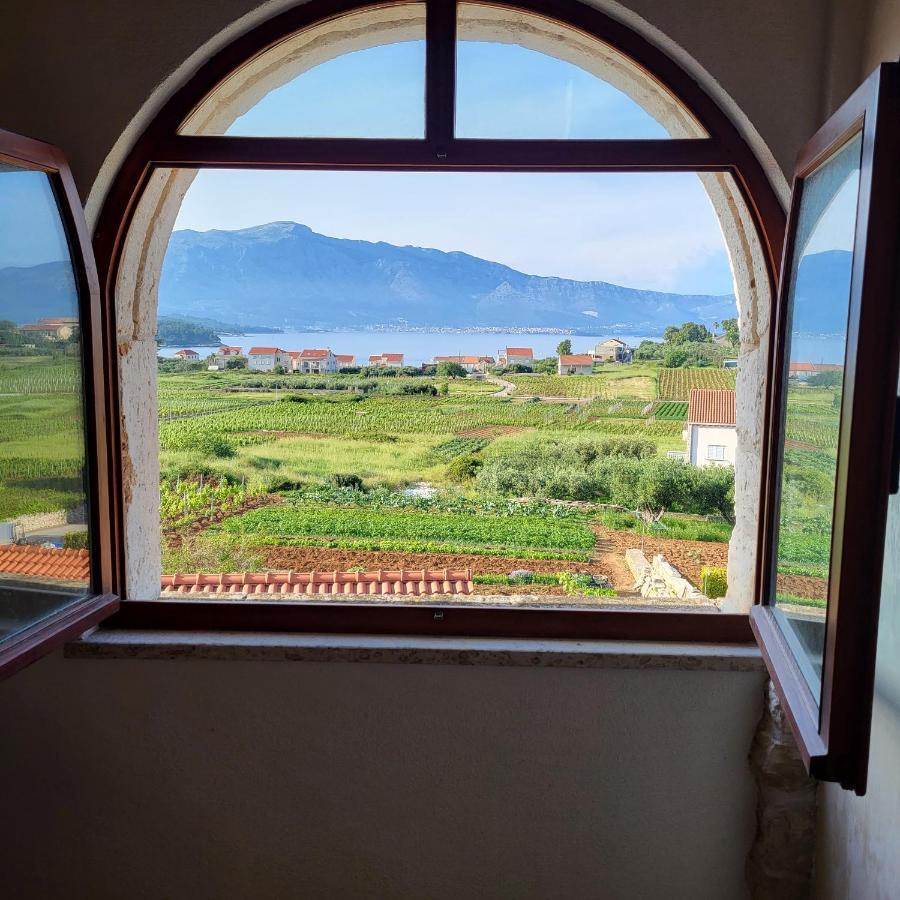Stone House Apartment Didini Dvori Lumbarda Bagian luar foto