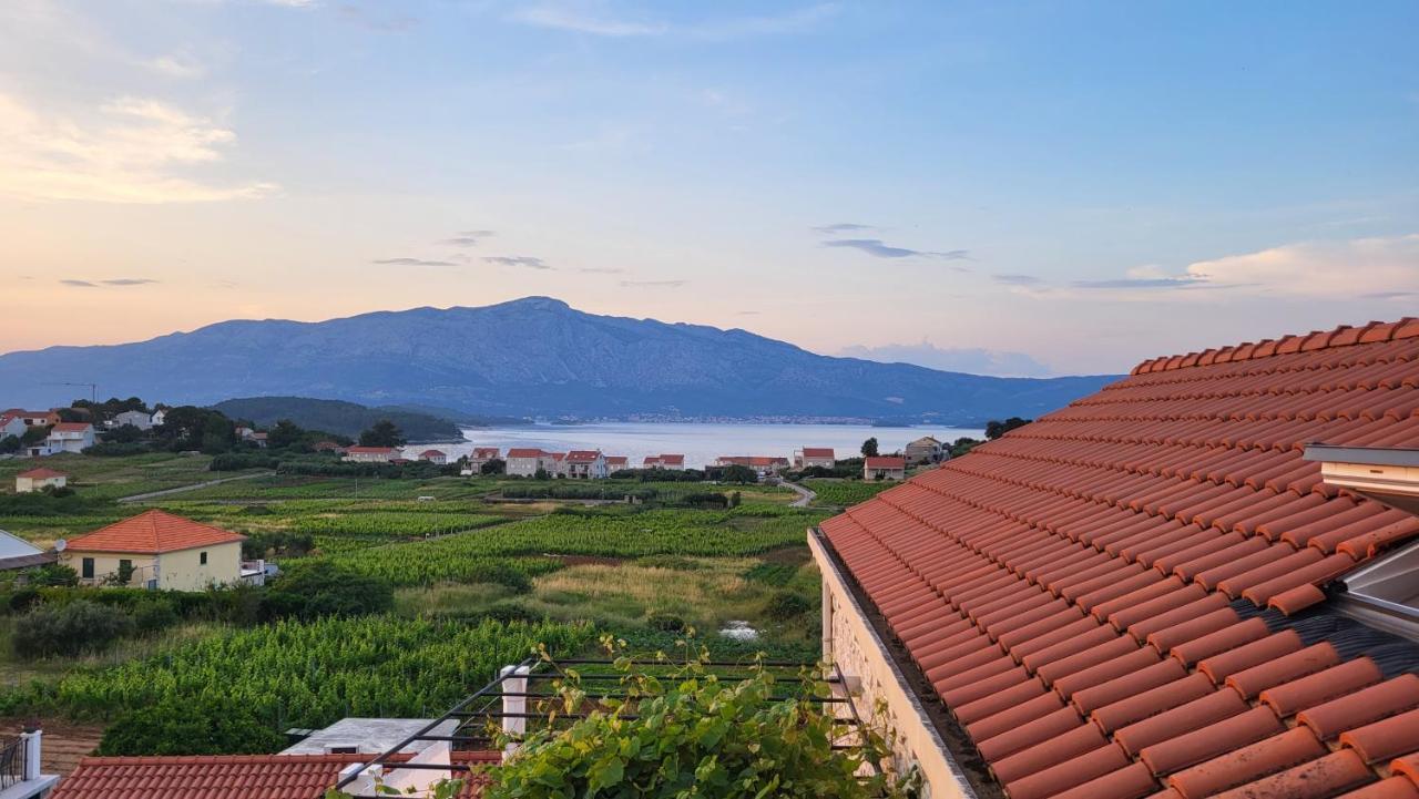 Stone House Apartment Didini Dvori Lumbarda Bagian luar foto