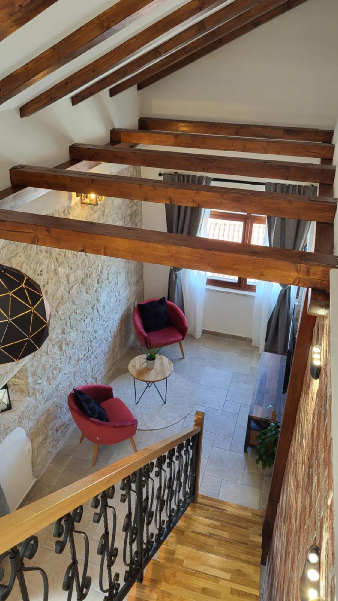 Stone House Apartment Didini Dvori Lumbarda Bagian luar foto