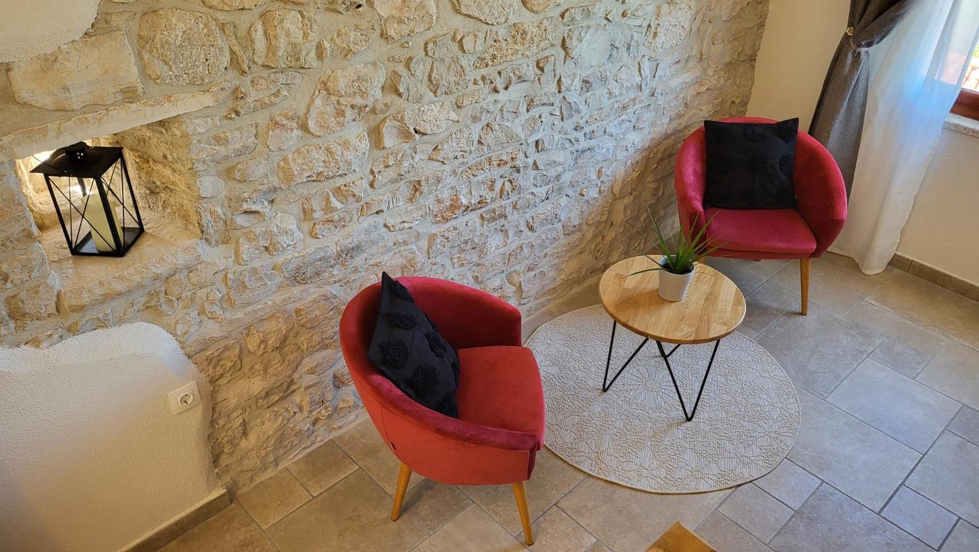 Stone House Apartment Didini Dvori Lumbarda Ruang foto